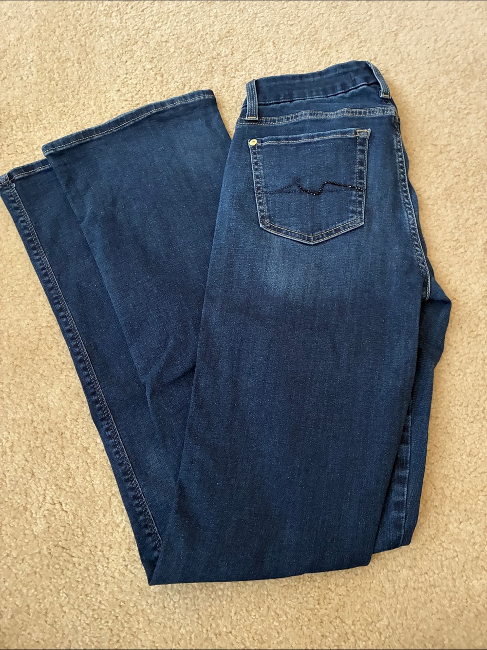 Women’s Dark Blue Stretch Bootcut Jeans